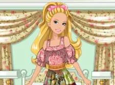 Barbie's Patchwork Peasant Dress